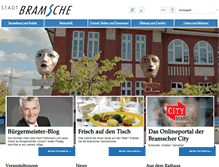 Tablet Screenshot of fundsachen.bramsche.de